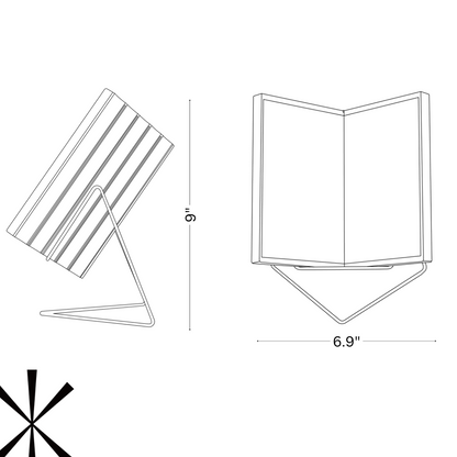 Realme V Non-Reversing Mirror with Stand (Set)