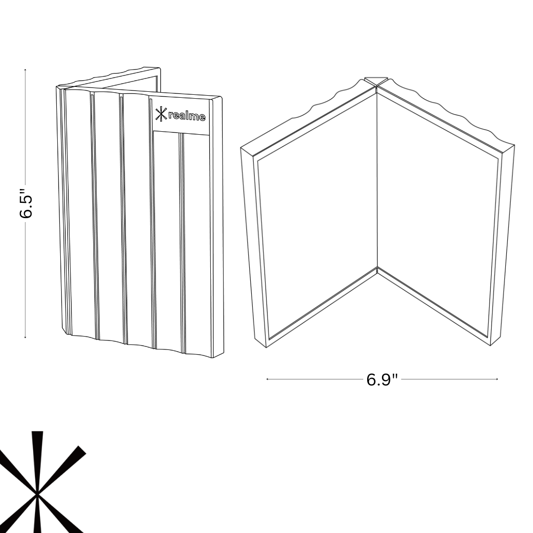 Realme V Non-Reversing Mirror